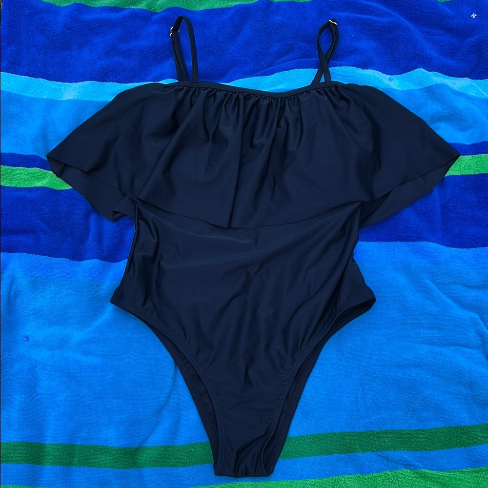 Black One Piece Swimsuit